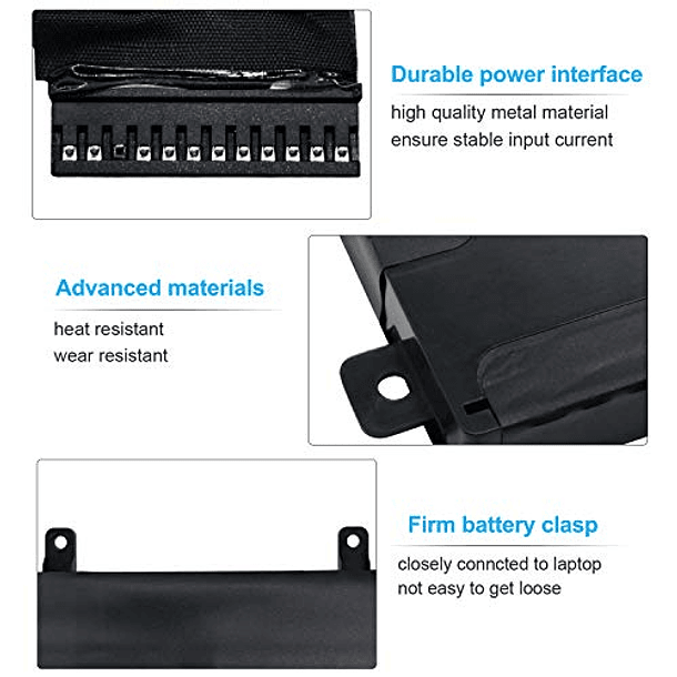 Batería Compatible para Dell XPS 15 9530 Precision M3800 Series 11.1V 91Wh (TYJYUN 245RR T0TRM H76MV) 5