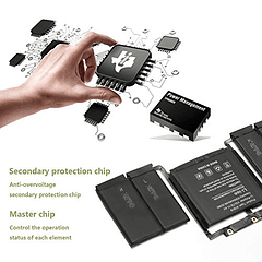 Batería Compatible para MacBook Pro de 13 Pulgadas (Finales de 2016 - Mediados de 2017) Modelos A1819, A1706, EMC 3071, EMC 3163, MPXV2LL/A, MPXV2LL, MLH1