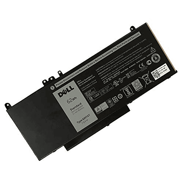Batería 62Wh para DELL Latitude E5270 E5470 E5570 Precision 3510 Series Notebook - DELL 6MT4T 1