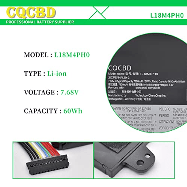 Batería Compatible para Lenovo Ideapad Yoga C940 C940-14I