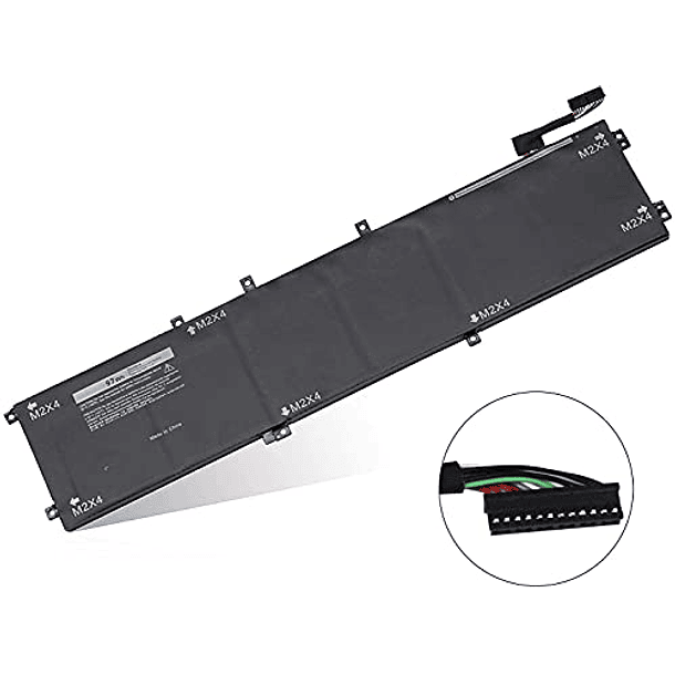 Batería Compatible con Dell XPS 15 9570 9560 9550 7590 Precision 5530 5520 5510 M5510 M5520 Series - 6GTPY (11.4V 97Wh 8500Mah) 5XJ28 5D91C GPM03 9