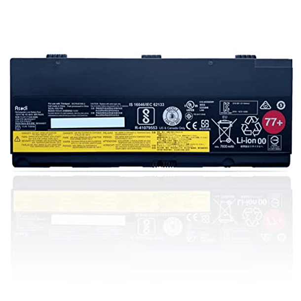 Batería Compatible con Lenovo ThinkPad P50 P51 P52 Legion Series 11.4V 7800mAh 1