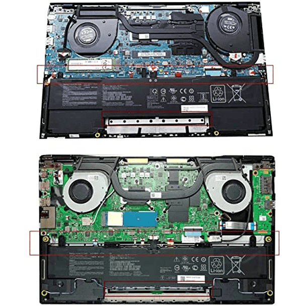 Batería Compatible con ASUS ZenBook 15 UX534/UX534F/UX534FA/UX534FT/UX563FD/Q536FD/UX534FA/UX563/UX563FD/Q546F/Q546FD Series Notebook Laptop (15.4V 71Wh/4480mAh) 4