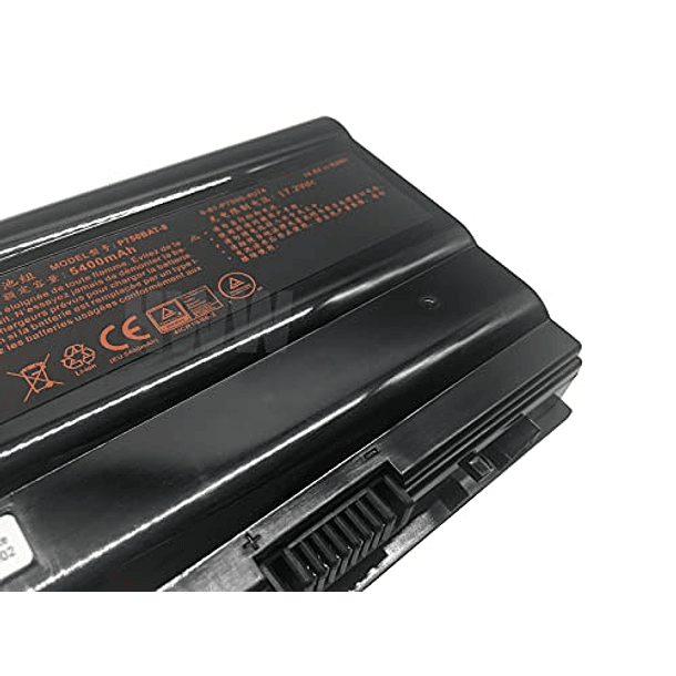 Batería Compatible Clevo P750DM3-G P750ZM P771ZM NP9752 EON17-X Series - 14.8V 82Wh P750BAT-8 3