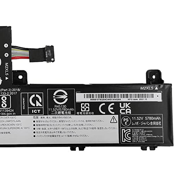 Batería de Repuesto para Lenovo ThinkPad T15P Gen 1/2/3 y P15V Gen 1/2/3 Series Laptop - IZKROR L19C6P72 68Wh 5930mAh SB10T83204 5B10W13961 L19L6P72 11.52V 3