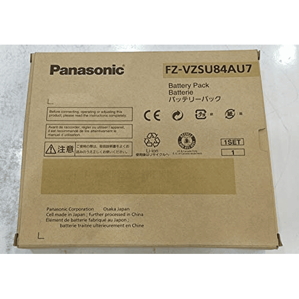 Batería de Repuesto GreenTech FZ-VZSU84A2U para Panasonic Toughpad FZ-G1 - 11.1V 46Whr 4080mAh Li-Ion 2