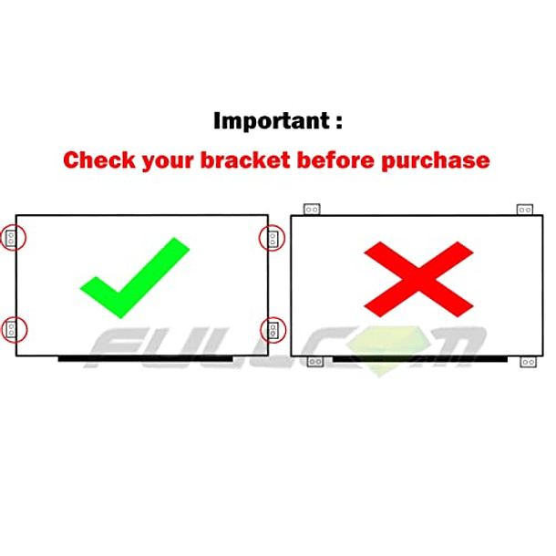 FULLCOM Nueva pantalla LCD de 11,6 pulgadas compatible con A 5