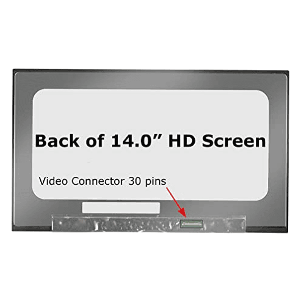 SCREENARAMA Nueva pantalla de repuesto para NT140WHM-N45, HD 2