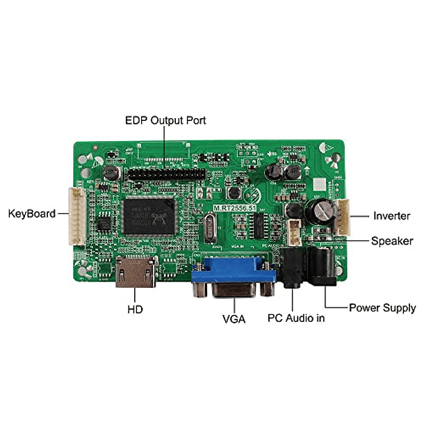 FanyiTek, placa controladora HDMI VGA eDP para pantalla LCD  4