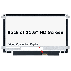 SCREENARAMA Nueva pantalla de repuesto para N116BGE-EA2, HD 