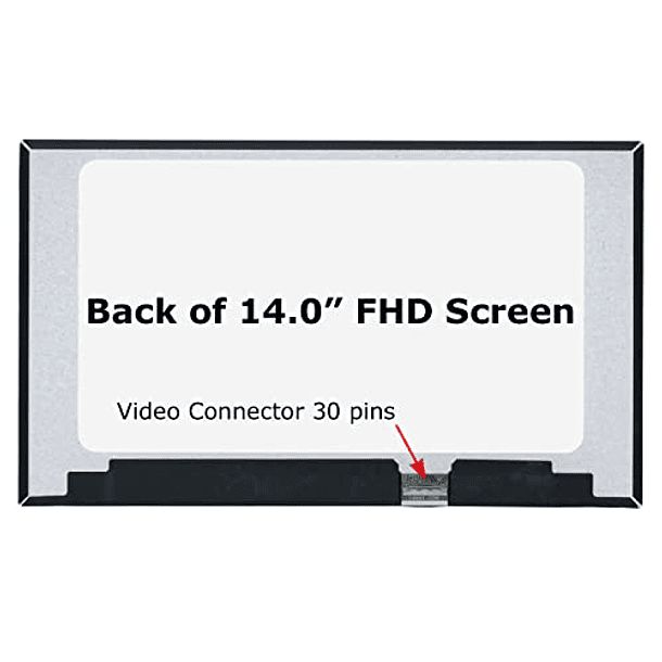 SCREENARAMA Nueva pantalla de repuesto para N140HCA-E5C, FHD 2