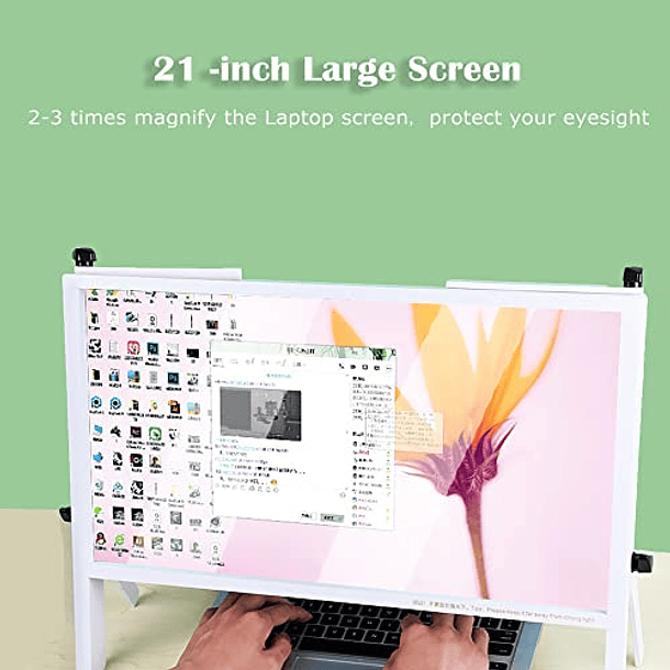 Lupa para pantalla de computador - transforma tu pantalla a 21 pulgadas 3