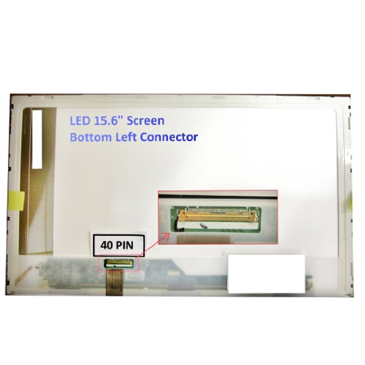 Nueva pantalla LCD LED de repuesto para portátil HD de 15,6