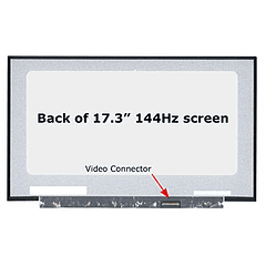 SCREENARAMA - Pantalla de repuesto para B173HAN04.4, 144 Hz,