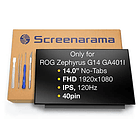 SCREENARAMA nuevo reemplazo de pantalla para ASUS ROG Zephyr 1