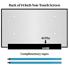 Reemplazo de pantalla LCD LED para Asus ROG Zephyrus G14 GA4 2