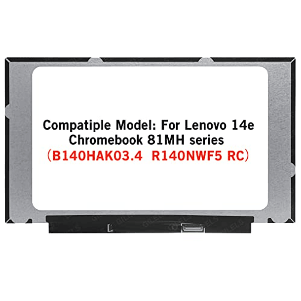 BSELSS - Pantalla LCD de repuesto para Lenovo 14e 81MH Chrom 2