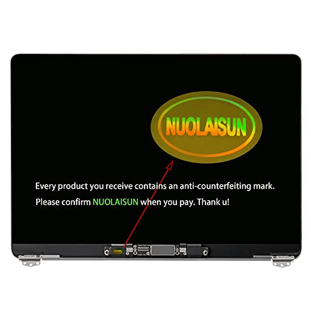 NUOLAISUN Pantalla LCD de repuesto para MacBook Air 13