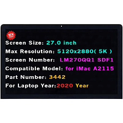 BTSELSS 5K LCD Reemplazo LM270QQ1 (SD)(F1) SDF1 SD F1 para i