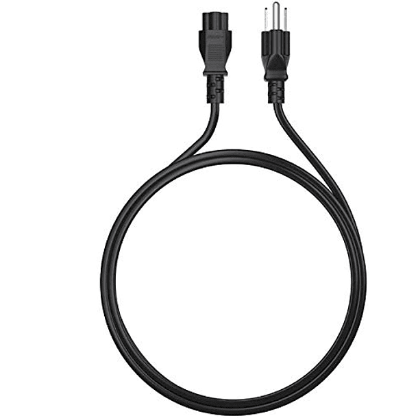 Cable de Alimentación PWR+ para Segway Ninebot MAX: Reemplazo de 3 pies, Adaptador con 3 Clavijas Mickey Mouse IEC320 C5 a NEMA 5-15P, Certificado UL. 3