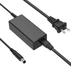 Adaptador de cargador de CA de 65 W apto para Dell Latitude 5300 5400 5500 7300 7400 cable de alimentación para portátil