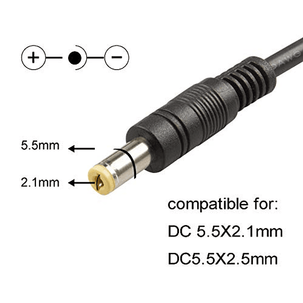 Adaptador de CA de 90 W para Toshiba Satellite L305 L305D L455 L505 L505D L635 L645 L655 L655D L745 L755 L775 L855 L875 A105 A135 C655 C675 C850 C855; PA5035E-1AC3 PA5035U-1ACA Cargador de Portátil 3