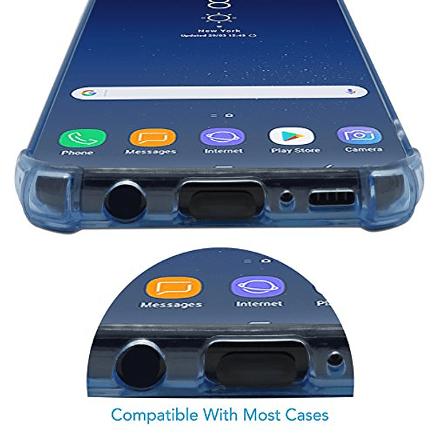 10 Tapones USB C Antipolvo para Samsung Galaxy S22, S21, S20, Plus, Ultra, Note 10, Pixel, MacBook. Incluye Cepillo de Limpieza. Compatible con Android. 3