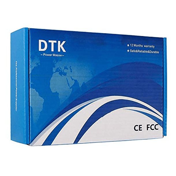 Adaptador de CA DTK 45W para Computadora Portátil: 19V 2.37A, Conector de Tamaño Estándar, Cable de Alimentación, Fuente de Alimentación, Cargador de Monitor. 7