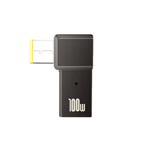 Adaptador USB C a Cuadrado para Thinkpad 100W PD, Convertidor Macho Tipo C para Yoga Ideapad Leg, Cable de Carga y Extensión de Fuente de Alimentación. 7