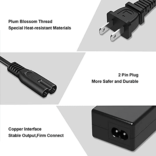 Cargador de 65W para Portátil Toshiba Satellite C55/C55D/C55T/C655/C675/C850/C855/C855D/C875/L645/L645D/L655/L655D/L675/L675D/L745/L755/L855/L875/L875D/P745/P755/P855/P875/S855 4