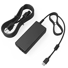 Cargador USB C de 45 W para Chromebooks HP, Lenovo, Acer: Chromebook 14, 11, S330, C330, Flex 5, Yoga 720, C732. Cable de alimentación incluido.