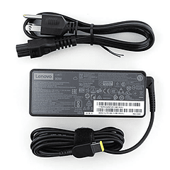 Adaptador de CA de 90W para Lenovo ThinkPad: Cargador de Punta Cuadrada Delgada con Cable de Alimentación Compatible/Reemplazo.