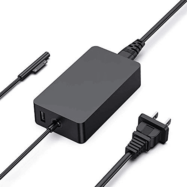 Adaptador de CA magnético de repuesto para Microsoft Surface Pro 3/4/5/6/7, Go1/2: 65 W 15 V 4 A, Compatible con Cargador para Surface. 2