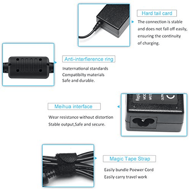 Adaptador de 65W para Acer Aspire 5, SF314, SP513, R5-571TG, N18W1, N19C1, N20C4, N20C6, Power5. Incluye Cable de Carga. 4