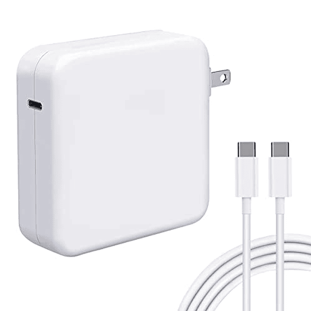 Cargador USB-C para MacBook Pro 13/12, 61W, Cable USB-C...