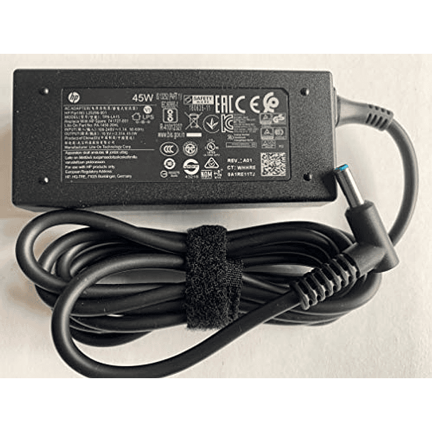 Adaptador de CA Compatible con HP Elitebook Folio 1040 G1, Pavilion X2 11 13 15, Spectre Ultrabook X2 13-3000, Split 13 X2, 45W, N/P: 741727-001, L25296-001, PA-1450-20HL, TPN-LA-1. 4