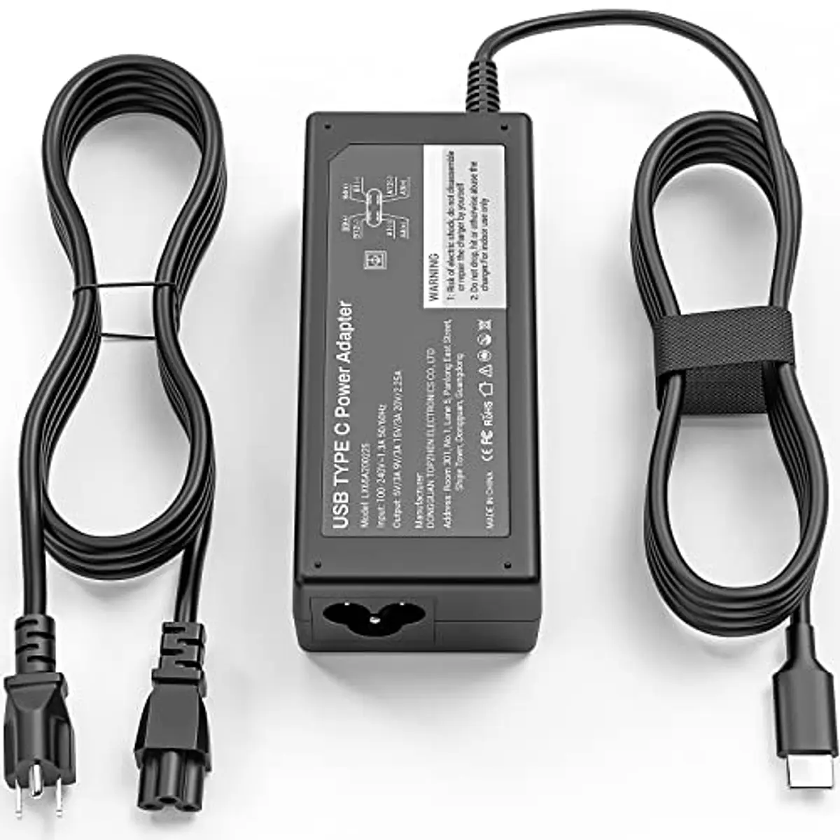 Cargador USB tipo C HP Chromebook 45W apto para HP Chrome