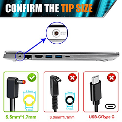 Adaptador de CA de 180 W para cargador Acer Nitro 5, cargador Acer Predator Helios 300, AK.180AP.010AK.180AP.020 G3-571, G3-572, G9-791, G9-591, G9-792, G9-592, VN7- 793G, VN7-593G, PH317-51, A717-71G