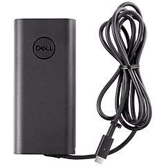 Adaptador de Corriente USB-C para Laptop Dell Slim - 130W, Cable de 1m, Componentes OEM - Negro