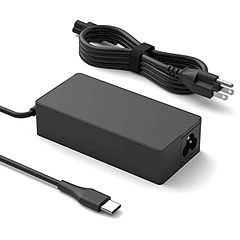 Cargador USB C 65W/45W para Lenovo Laptop: Tipo C, Cable de Alimentación para Thinkpad.