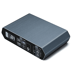Krisdonia Cargador portátil para laptop con salida de CA (aprobado por TSA)  27000mAh 130W Banco de energía para portátil de viaje y batería externa