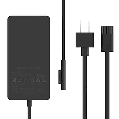 Cargador para Microsoft Surface Book 3/2/1, Surface Laptop Studio, Surface Pro/Laptop/Go. 10 pies de cable, enchufe de 127/102 W.