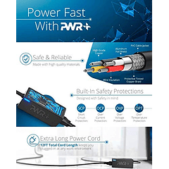 Adaptador de CA de 70 W Certificado UL para Panasonic Toughbook CF-30, CF-31, CF-50, CF-51, CF-73, CF-74, CF-18, CF-20, CF-29, CF-C1, CF-C2, CF-H1, CF-H2, CF-AA5713AM, CF-AA6503AM, CF-LNDDC120. Cargad