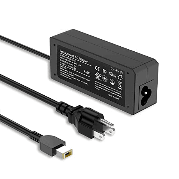 Adaptador de CA de 65 W para Lenovo Thinkpad E440, E450, E470, E550, E560, E570, L440, L460, L470, L540, T440, T450, T470, X240, X250, X270, G50-45, G50-70, G50-80, con enchufe USB, modelos ADLX65NCC2 1