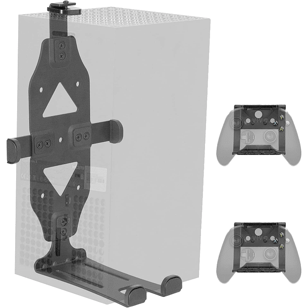 Soporte de pared de acero diseñado para consola de juegos Xbox Series X 4