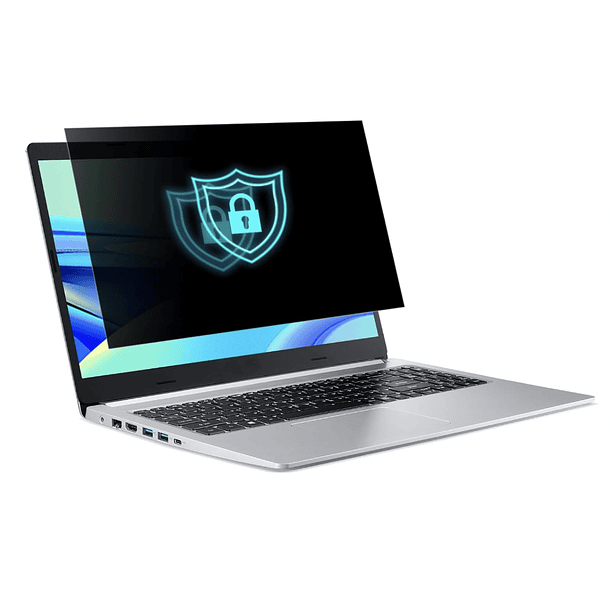 Lámina de privacidad para laptop de 15.6 pulgadas de 16:9, ANTI-ESPÍA 3