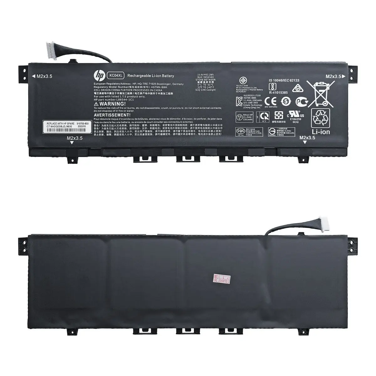 Batteria 3600mAh Per HP Envy 14-1163SE, 14-1190EA, 14-1190EG Beats