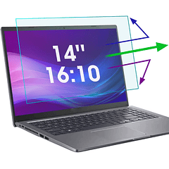 Filtro anti luz azul para computador de 14 pulgadas 16:10 bloquea el deslumbramiento