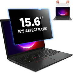 Lámina de privacidad para laptop de 15.6 pulgadas de 16:9, ANTI-ESPÍA