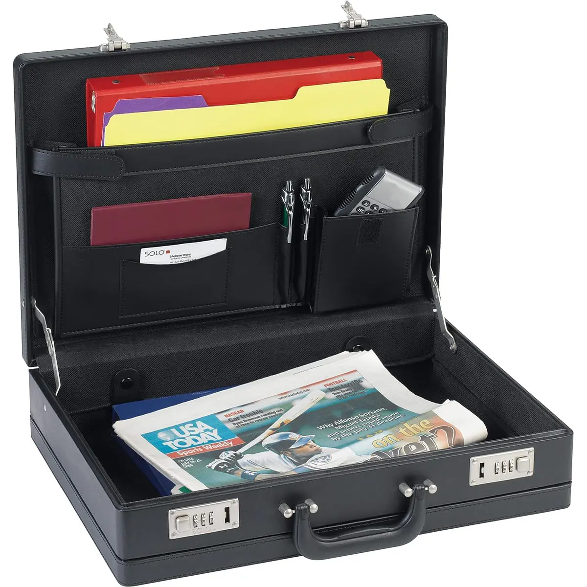 Maletín con clave - Color negro marca Lorell de Estados Unid